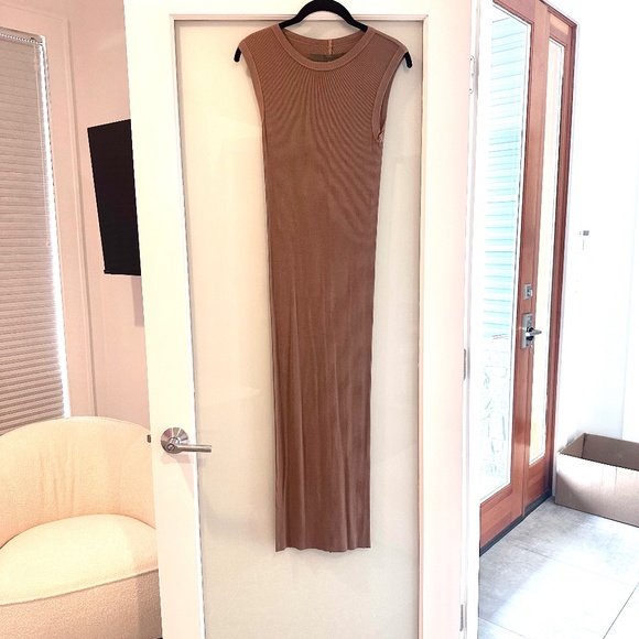 Enza Costa Dresses & Skirts - Enza Costa Silk Blend Ribbed Tank Dress NWOT